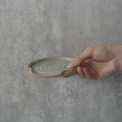 Borealis Green Rustic Spoon Rest