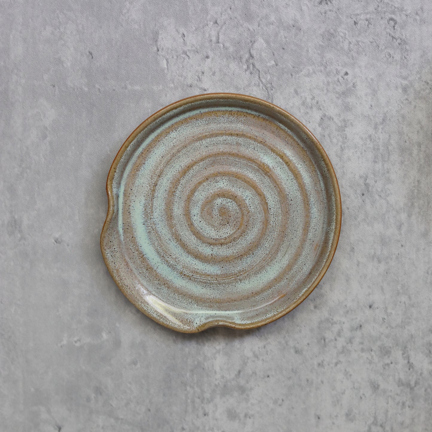 Borealis Green Rustic Spoon Rest