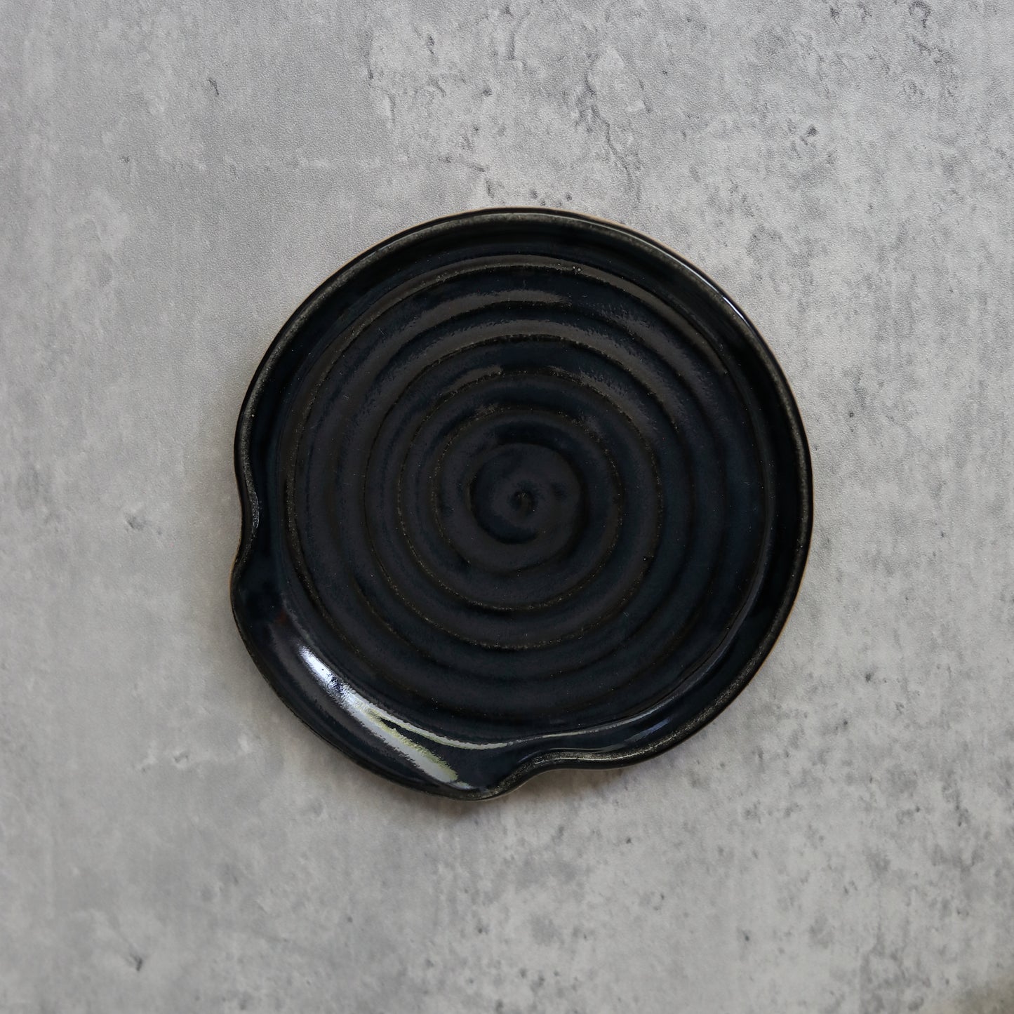 Jet Black Classic Spoon Rest