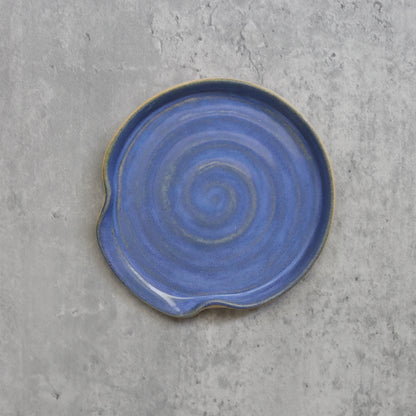 Malachite Blue Classic Spoon Rest