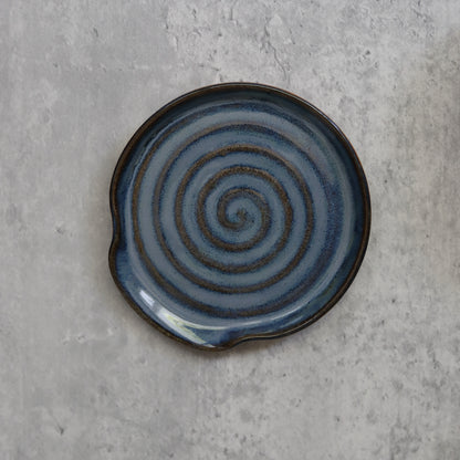 Nebula Blue Rustic Spoon Rest