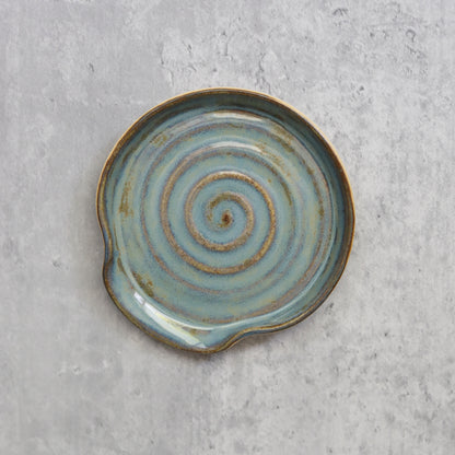 Seafoam Blue Classic Spoon Rest