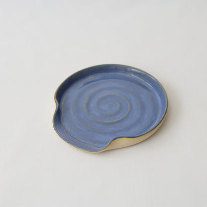 Malachite Blue Classic Spoon Rest