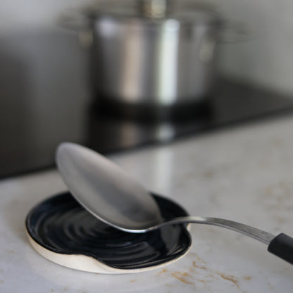 Jet Black Classic Spoon Rest