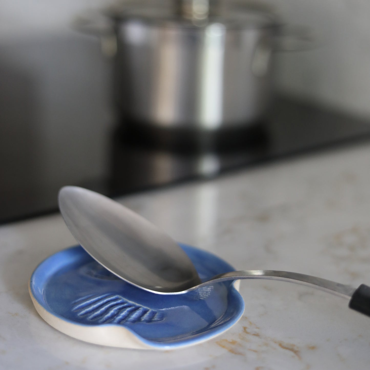 Pacific Blue Classic Shell Spoon Rest