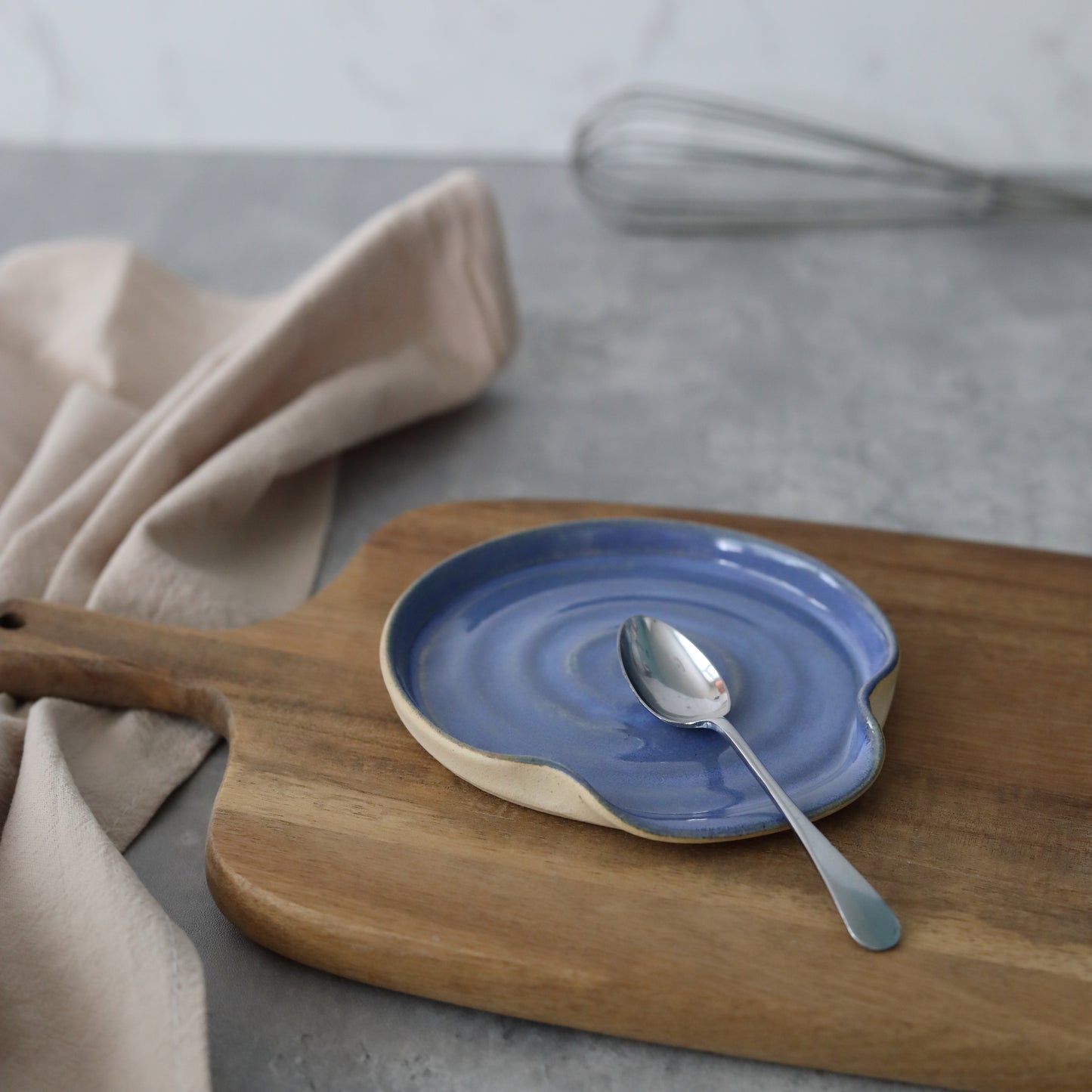 Malachite Blue Classic Spoon Rest