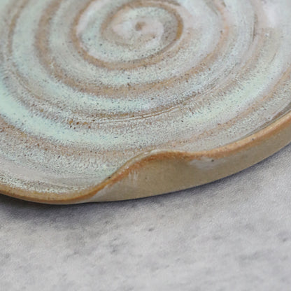 Borealis Green Rustic Spoon Rest