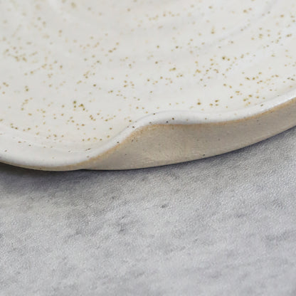 Pepper White Classic Spoon Rest