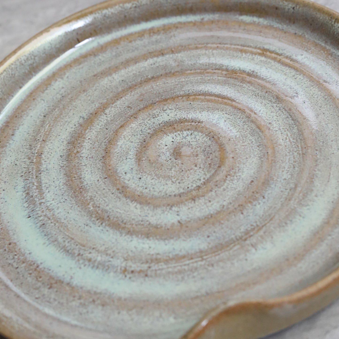 Borealis Green Rustic Spoon Rest