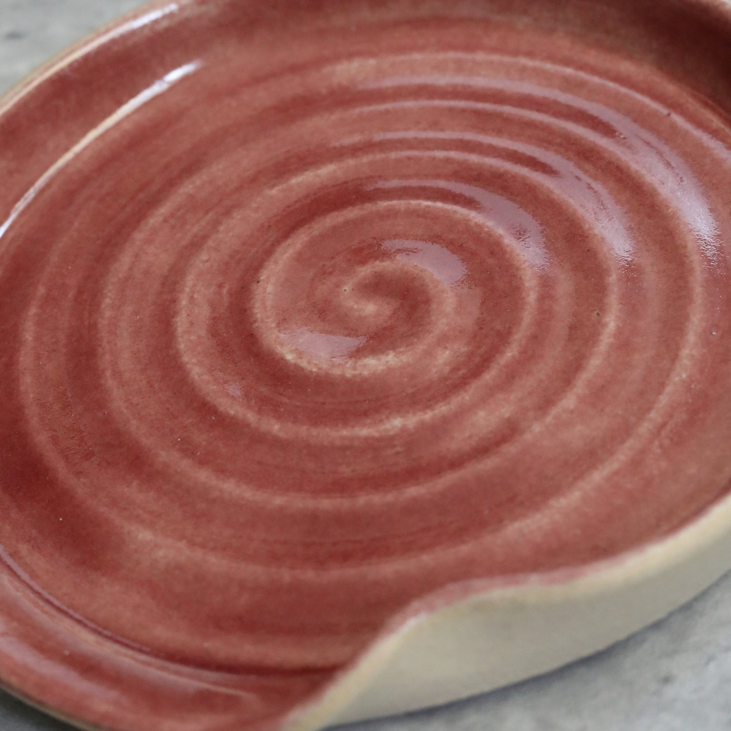 Crimson Red Classic Spoon Rest