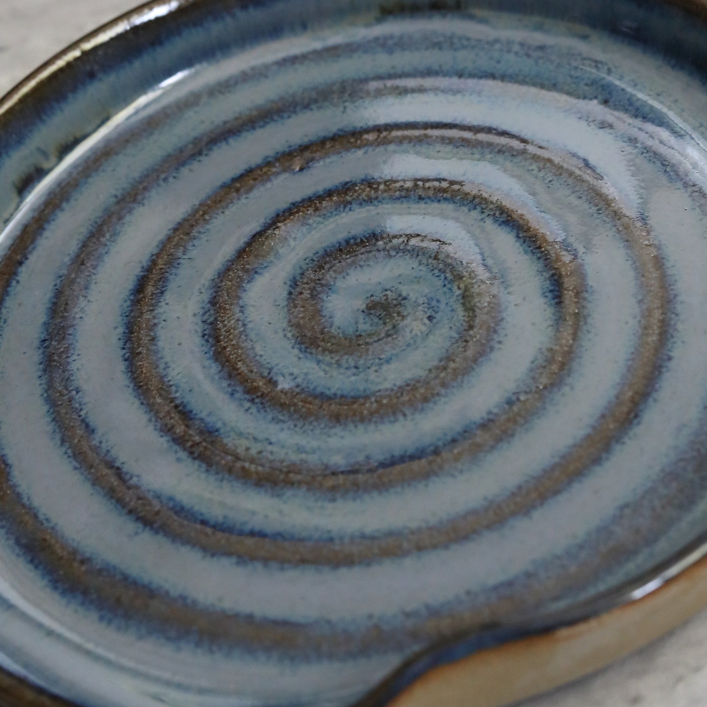 Nebula Blue Rustic Spoon Rest