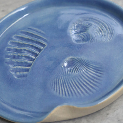 Pacific Blue Classic Shell Spoon Rest