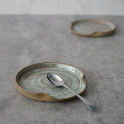 Borealis Green Rustic Spoon Rest