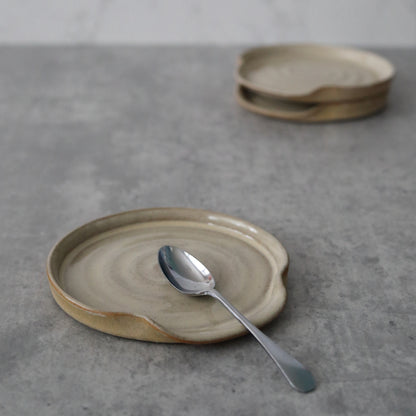 Egg Shell Rustic Spoon Rest