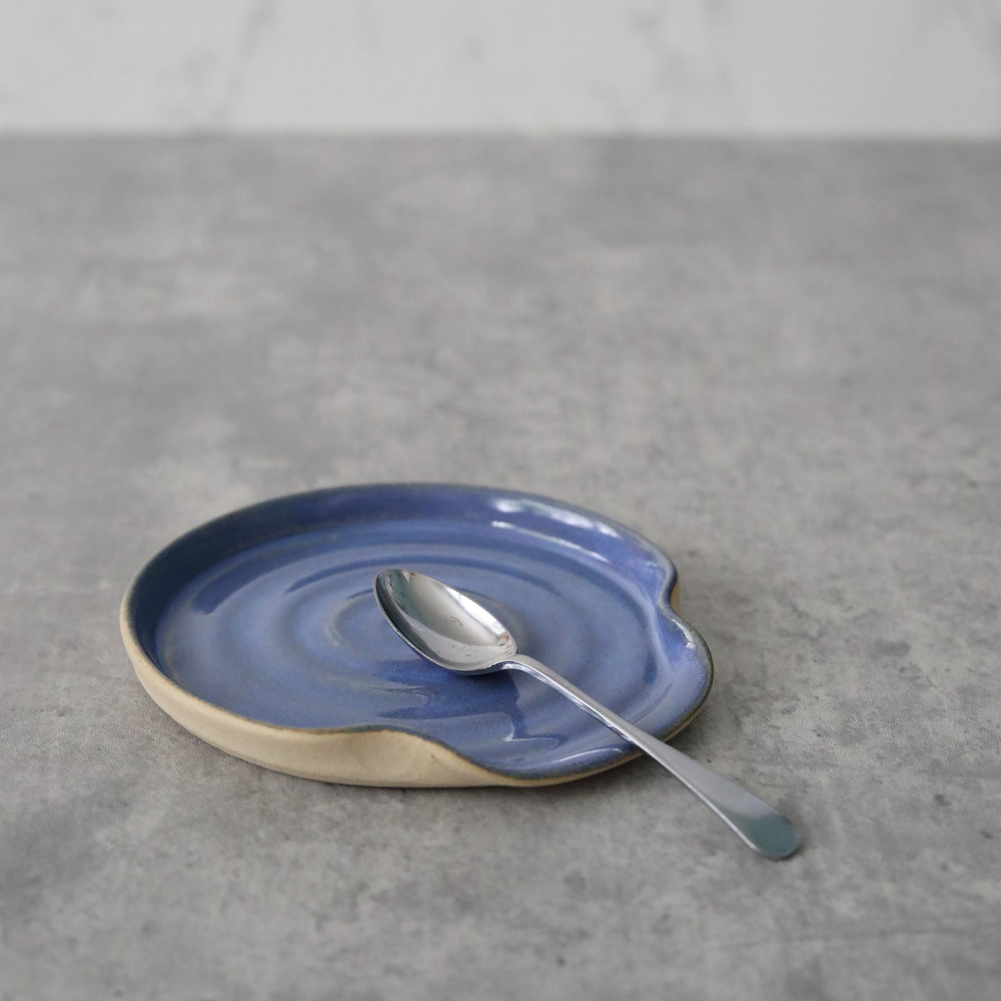 Malachite Blue Classic Spoon Rest