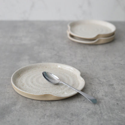 Pepper White Classic Spoon Rest