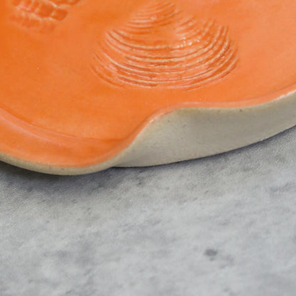 Mandarin Orange Classic Shell Spoon Rest